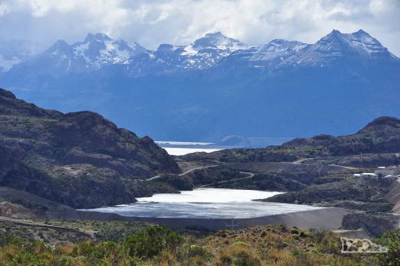 Atravessando região andina no caminho entre Chile Chico e a Carretera Austral, no sul do Chile